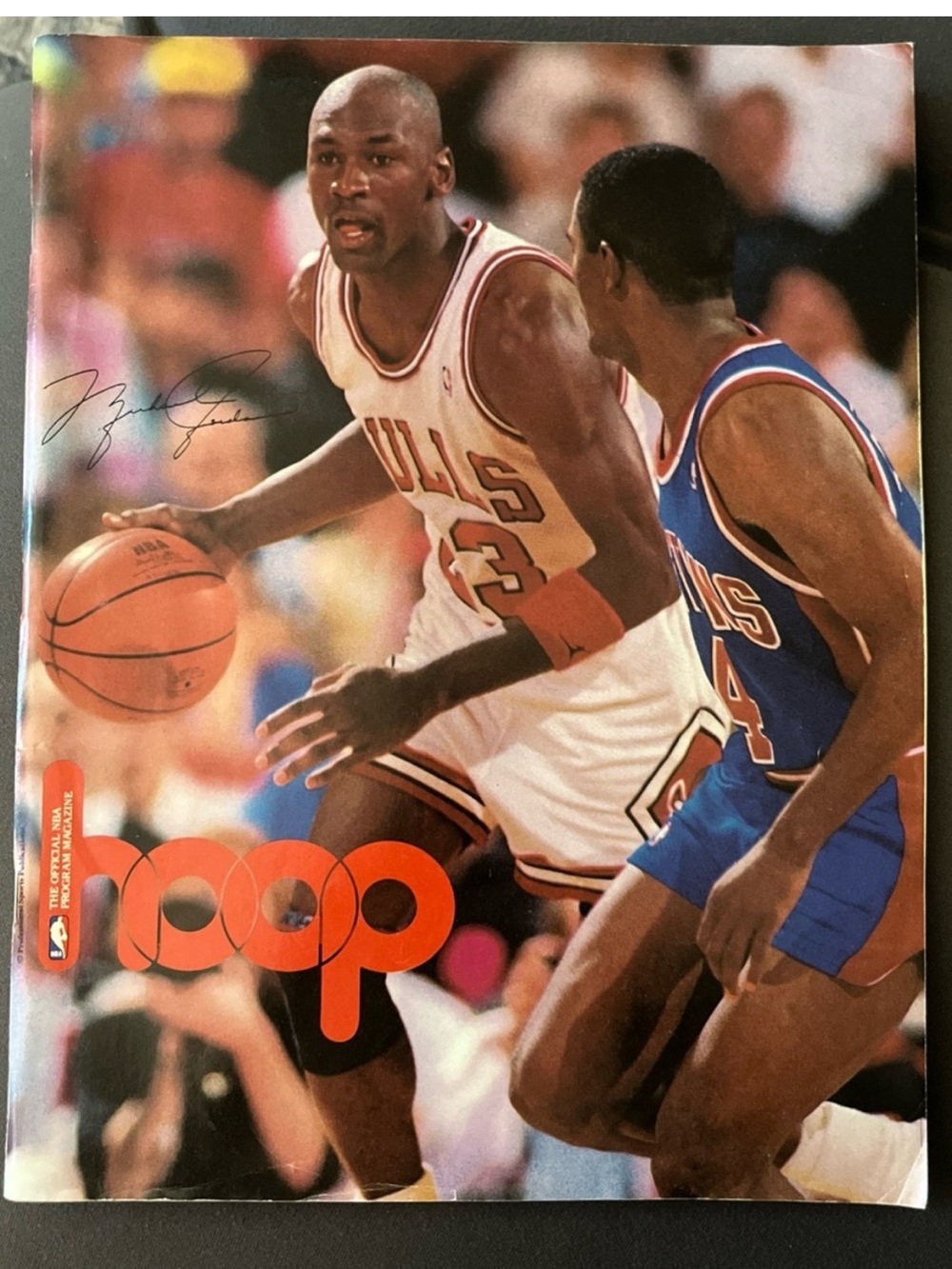 Chicago Bulls Michael Jordan Vintage Hoop magazine - 1990